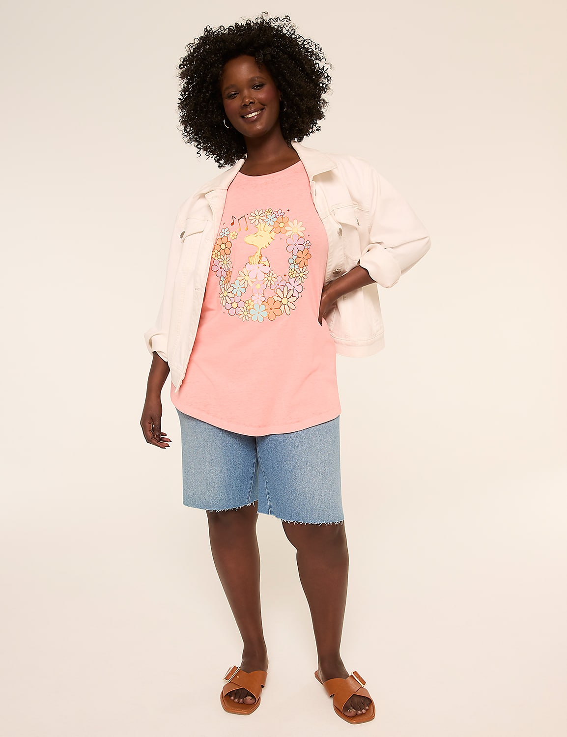Woodstock Peace Symbol Graphic Tee Product Image 3