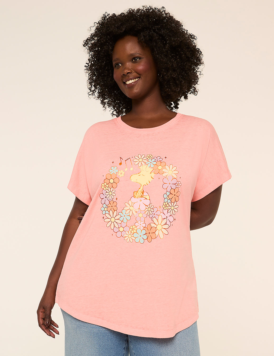 Woodstock Peace Symbol Graphic Tee Product Image 1