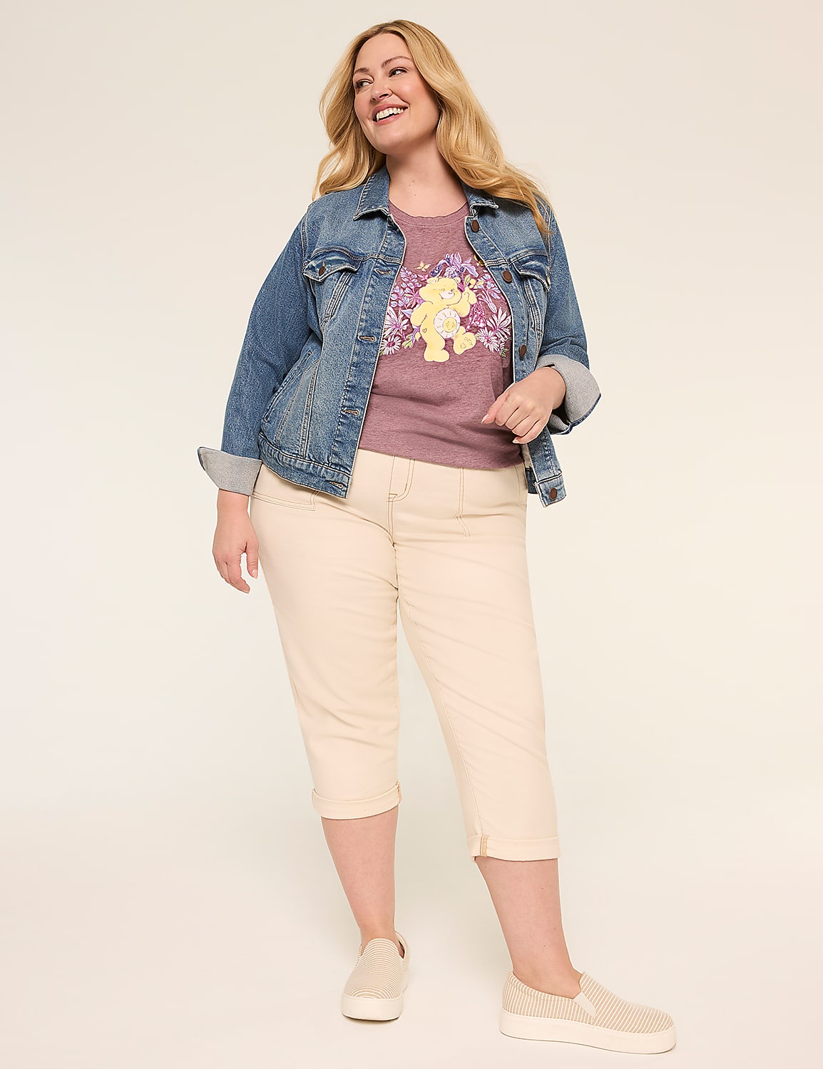 Floral Care Bears Graphic Tee Product Image 3