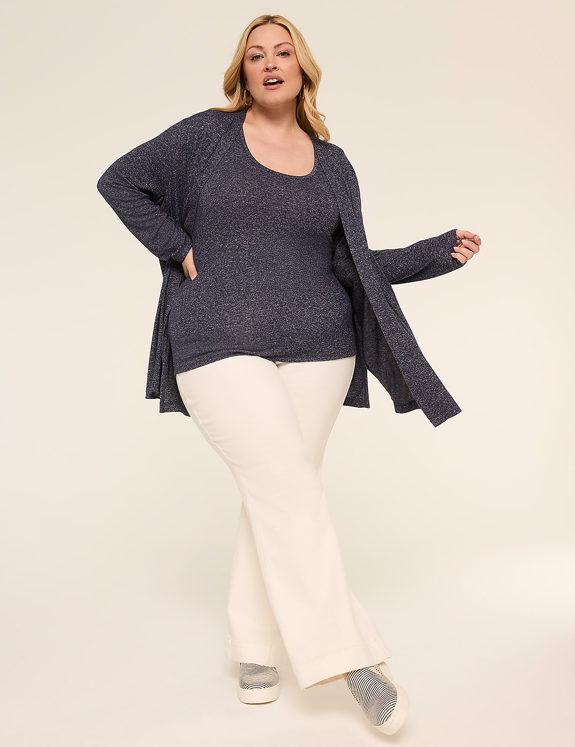 Open-Front Hacci Overpiece Product Image 3