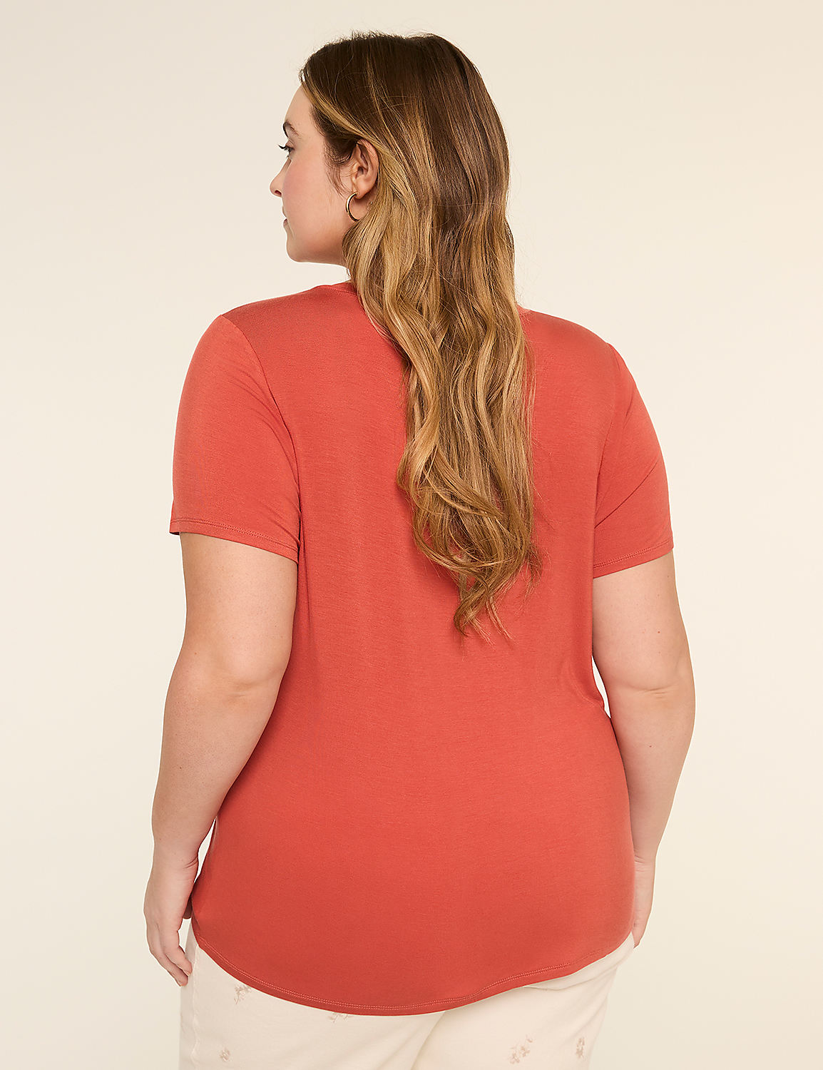 Short-Sleeve Scoop-Neck Tee Product Image 2