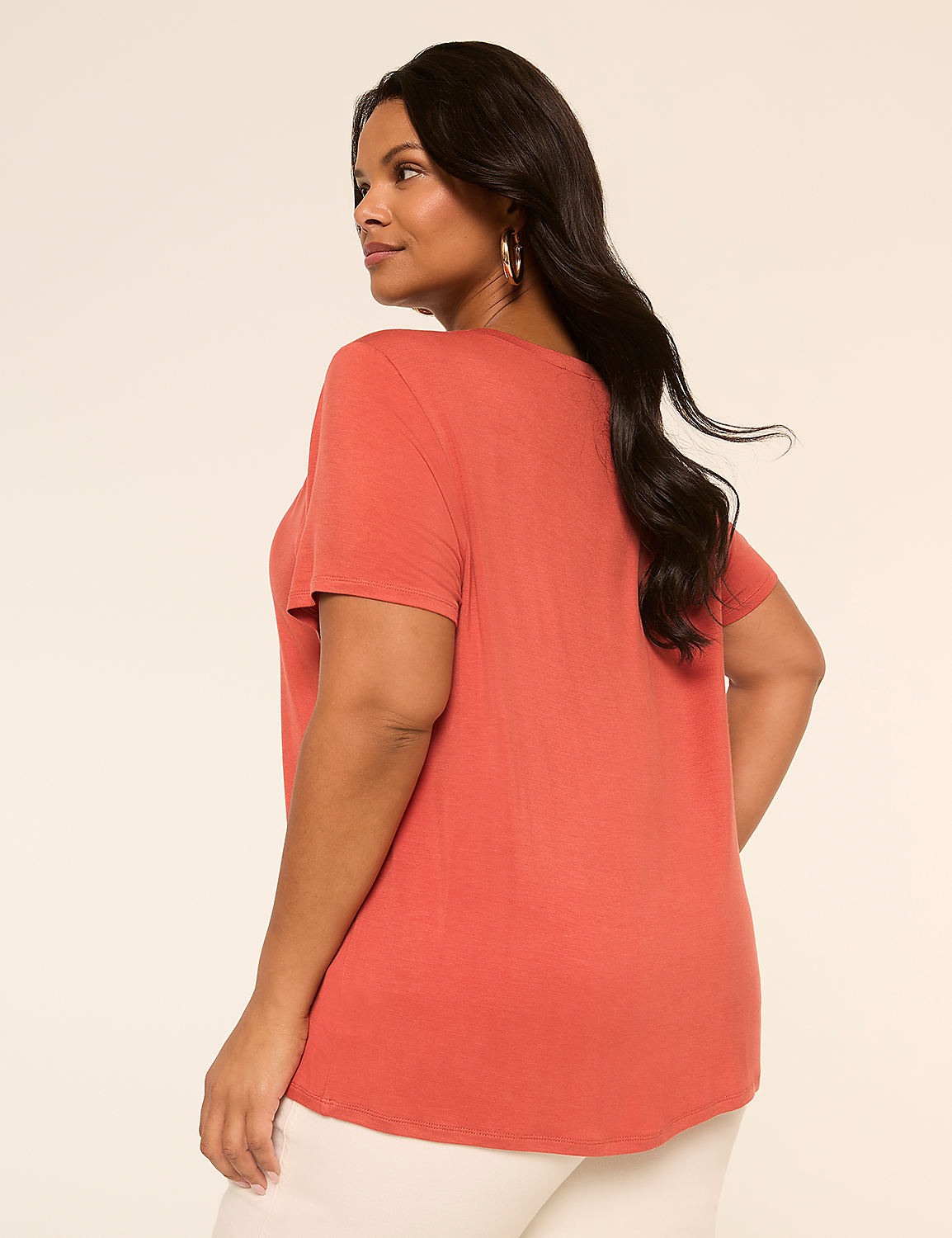 Short-Sleeve Scoop-Neck Tee Product Image 4