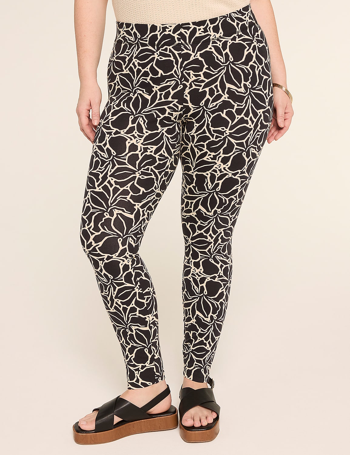 Printed Layering Fashion Legging Product Image 1