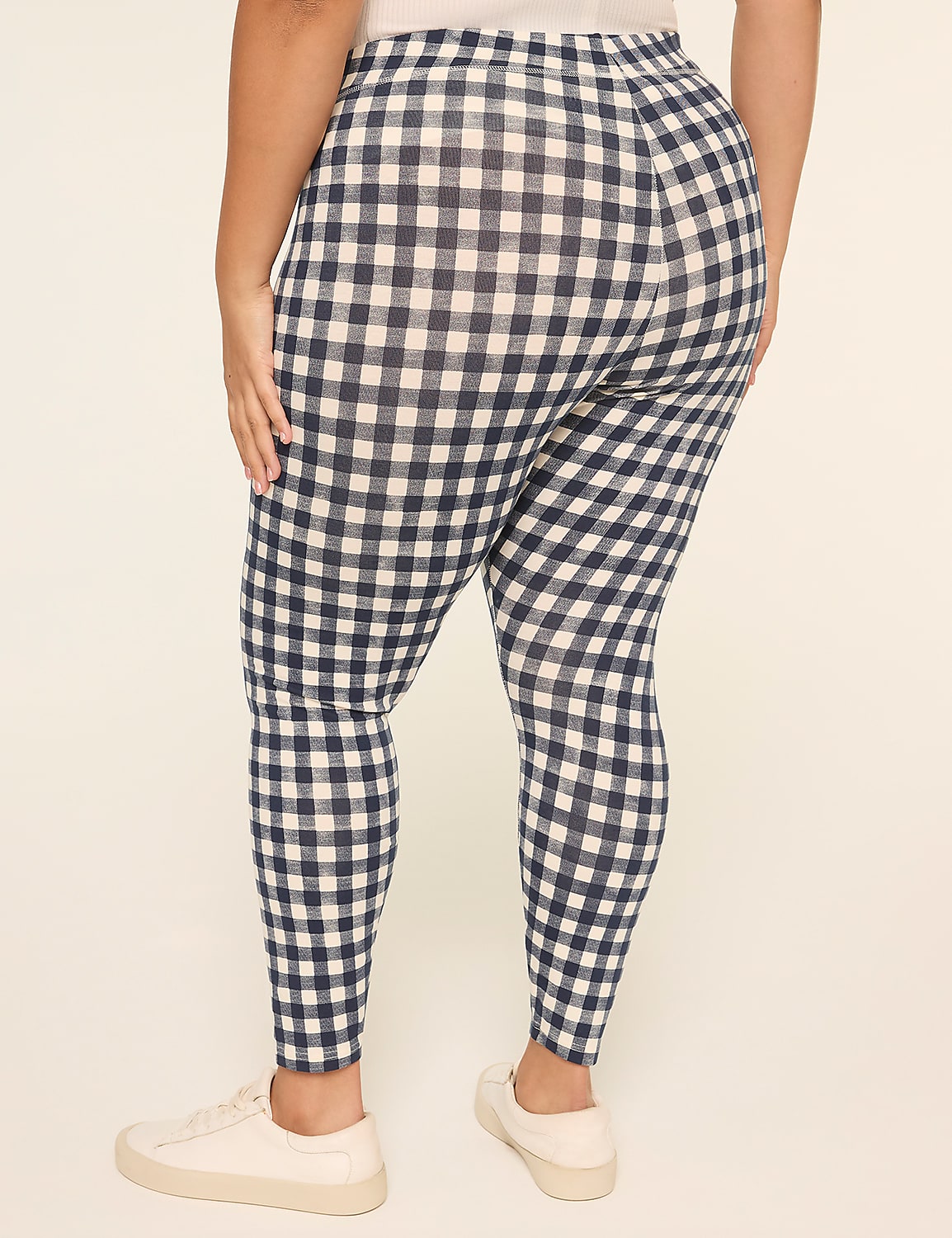 Gingham Layering Fashion Legging Product Image 2