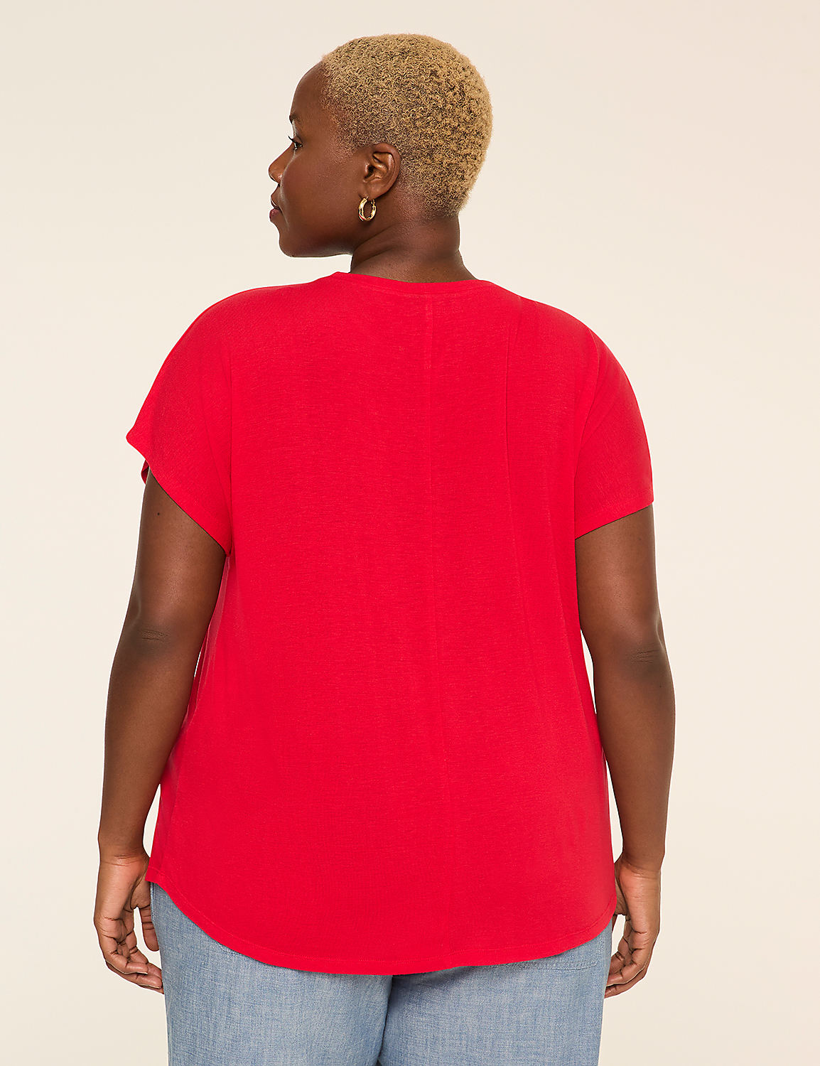 EveryWear Brushed Crew-Neck Tee Product Image 2
