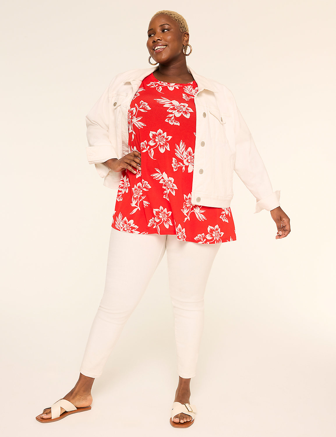 Perfect Sleeve Swing Boatneck Tee Product Image 3