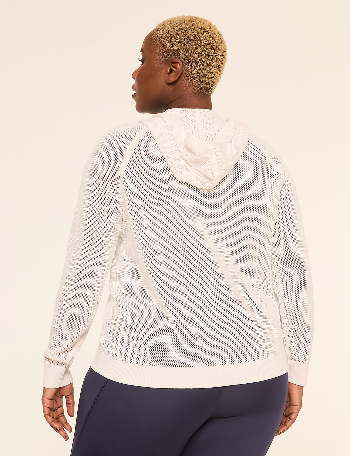 LIVI Zip-Front Sweater Hoodie Product Image 2