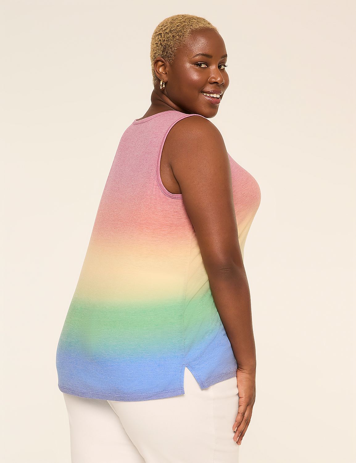 EveryWear Brushed V-Neck Tank Product Image 2