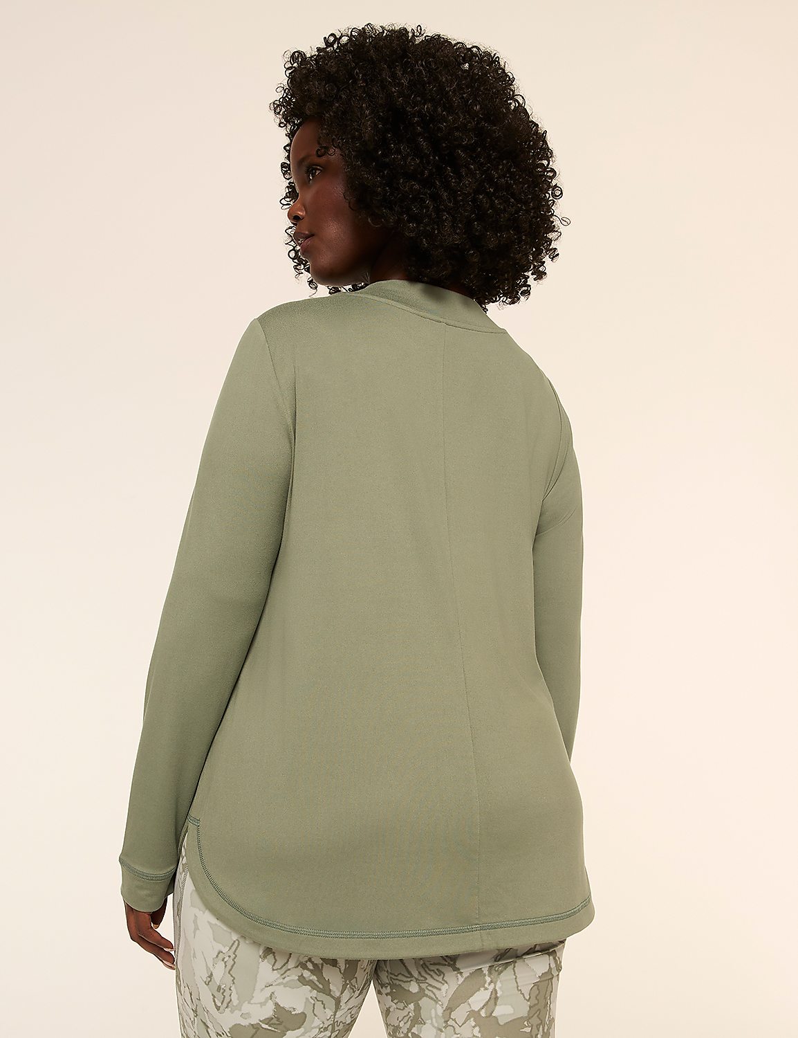 LIVI Soft Long-Sleeve V-Neck Tee Product Image 2