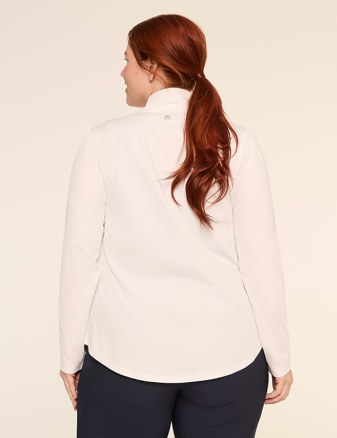 LIVI Ribbed Go-Getter Wicking Zip-Front Jacket Product Image 2