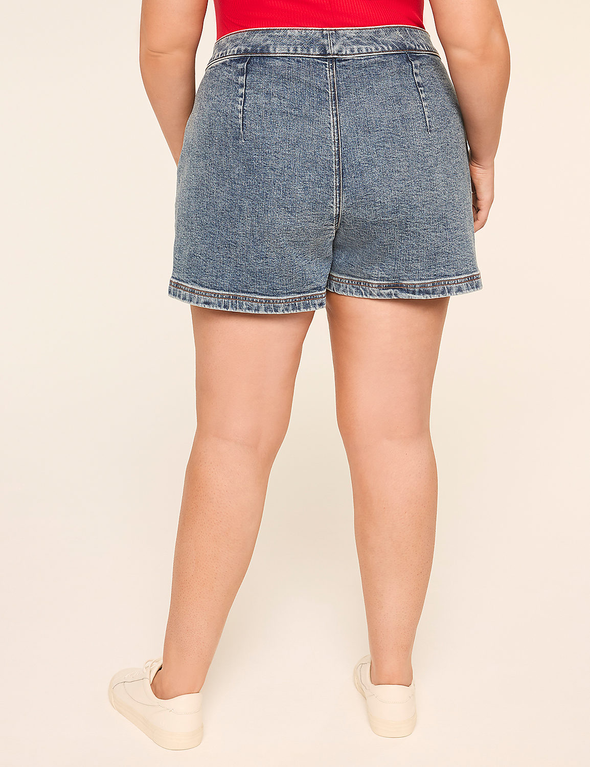 Denim Utility Skort Product Image 2