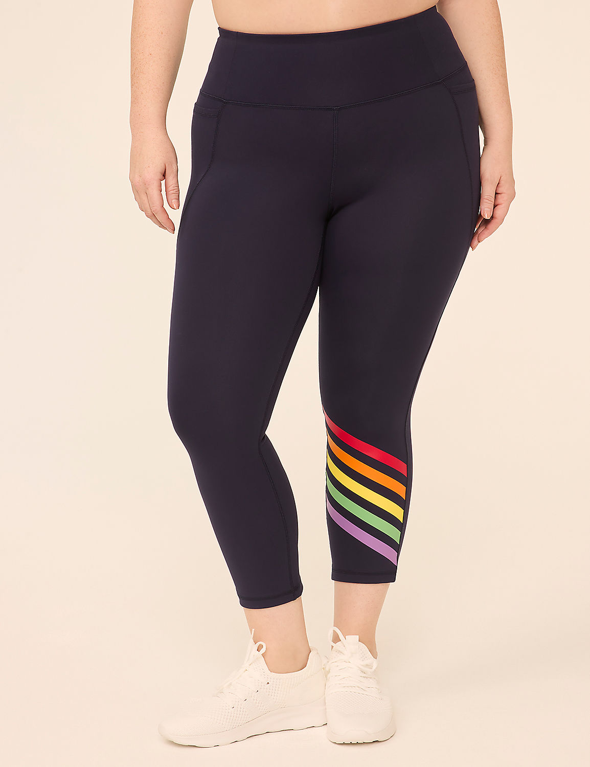 LIVI Soft Pride 21" Capri Legging Product Image 1