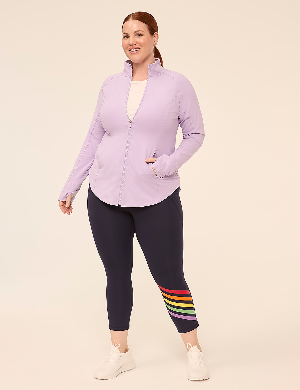 LIVI Soft Pride 21" Capri Legging Product Image 5