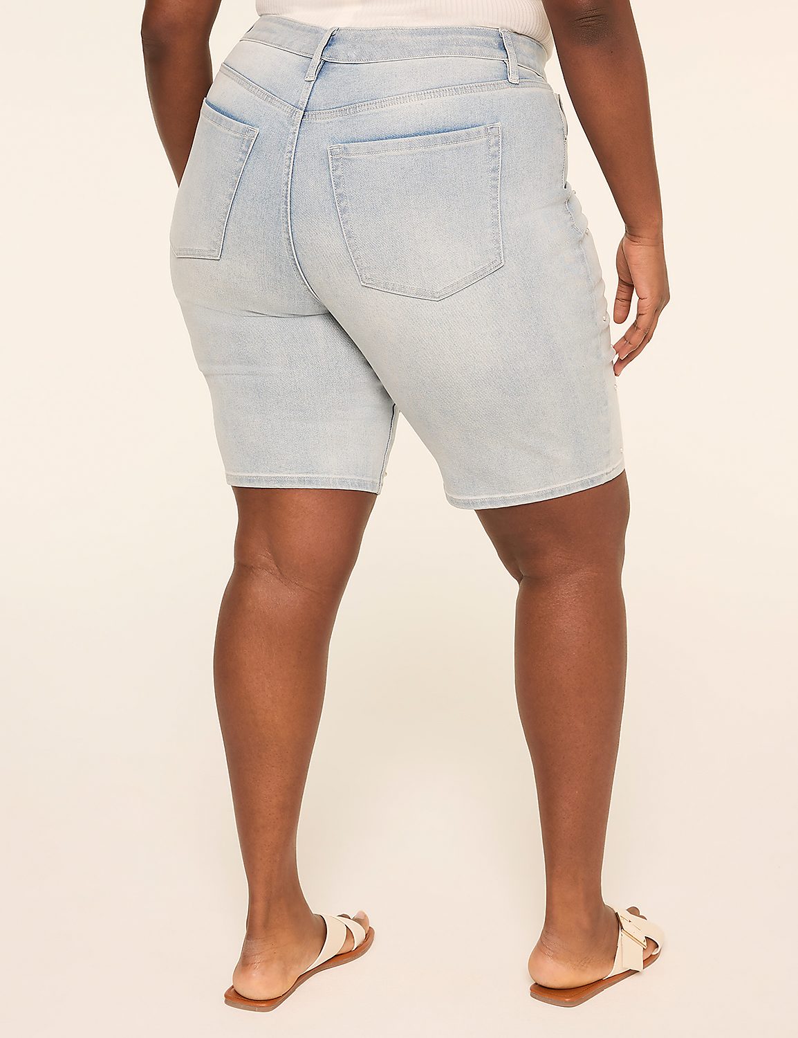 Genius Embellished Fitted 10" Bermuda Short Product Image 2