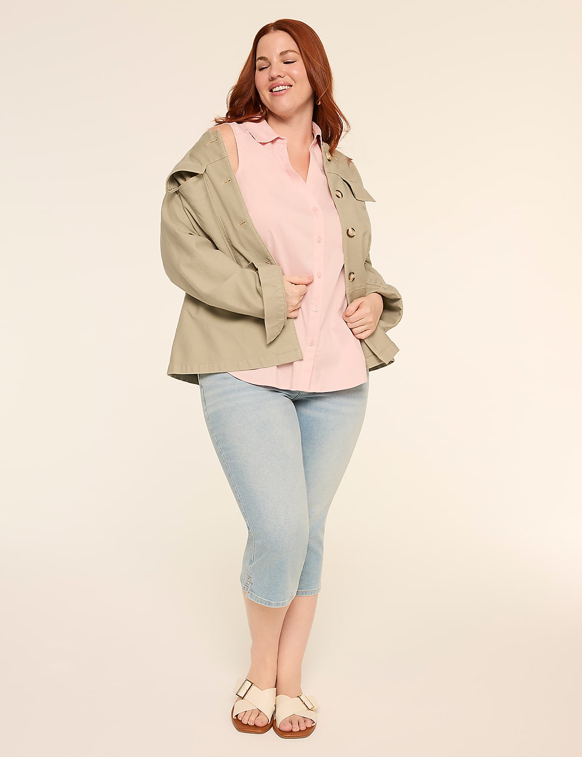 Collared Button-Front Tank Product Image 3