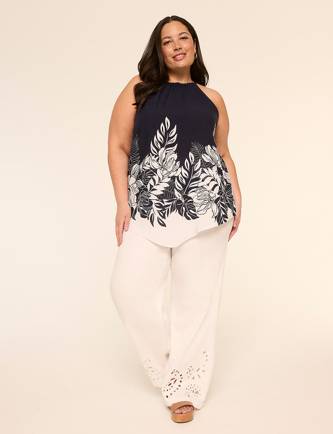 Halter-Neck Popover Top Product Image 5