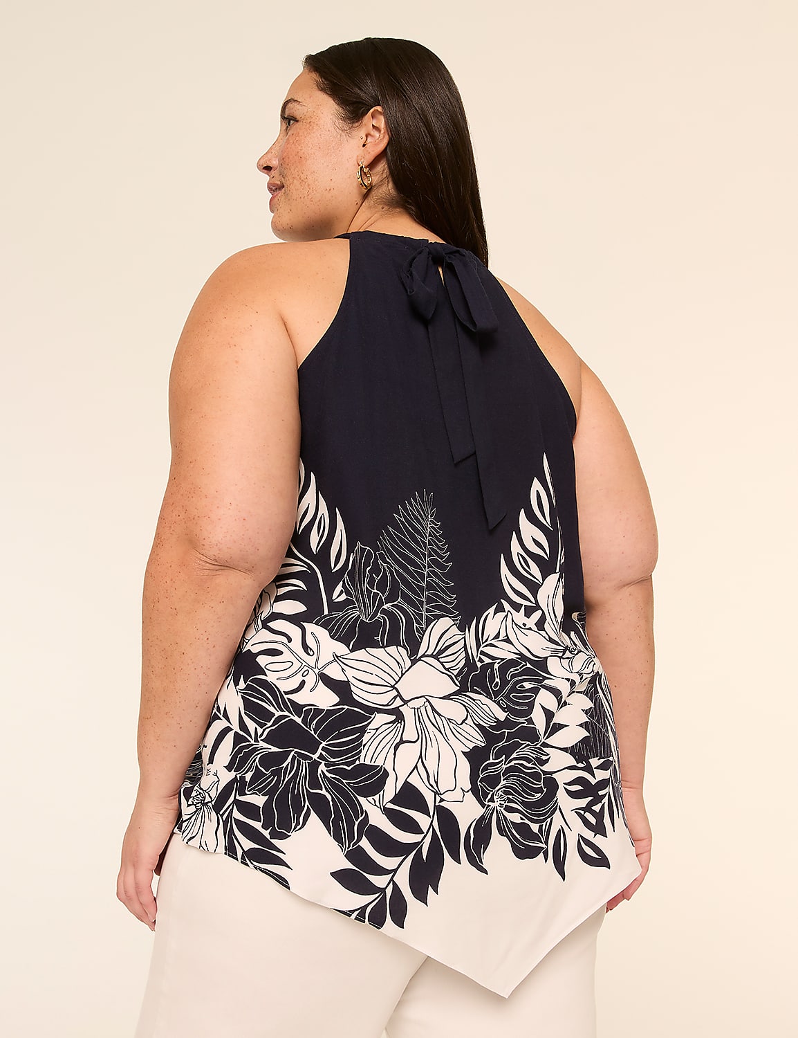 Halter-Neck Popover Top Product Image 6