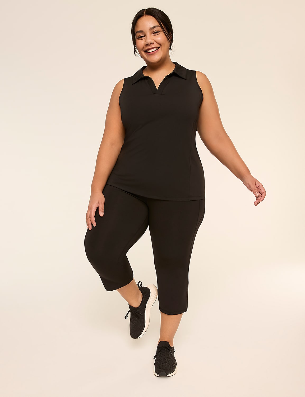 LIVI Go-Getter Wicking Polo Tank Product Image 3