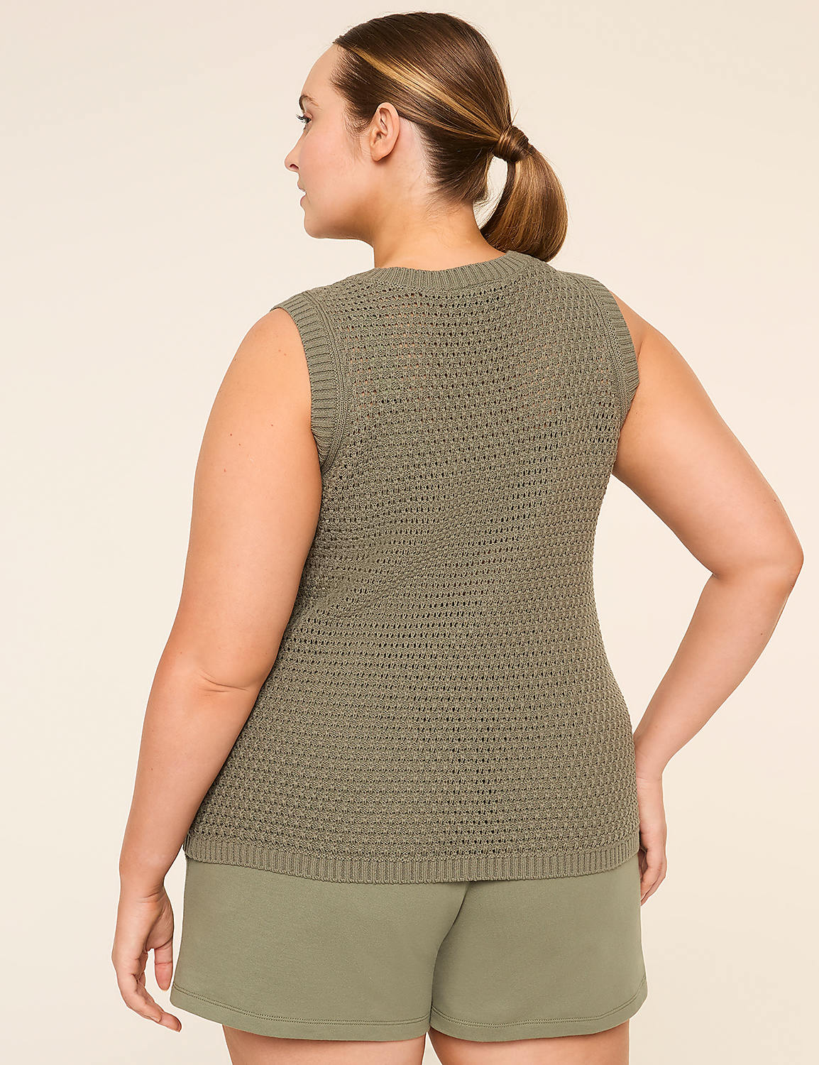 LIVI Textured Sweater Tank Product Image 2