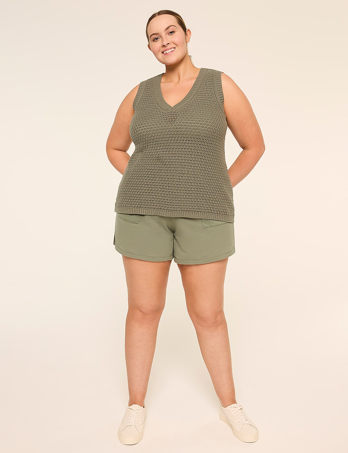LIVI Textured Sweater Tank Product Image 3