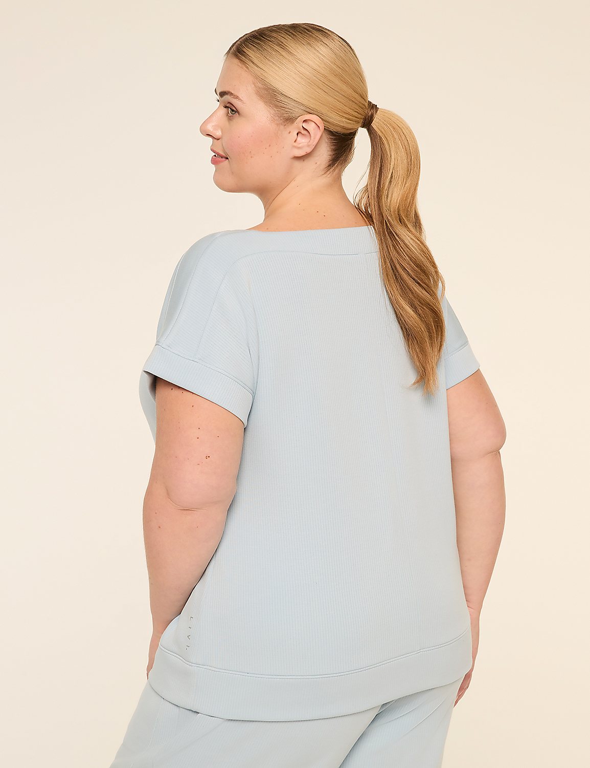 LIVI Ribbed Journey Boatneck Top Product Image 2