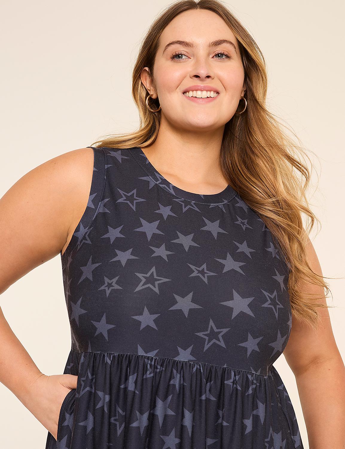 Sleeveless Easy Swing Midi Dress Product Image 3