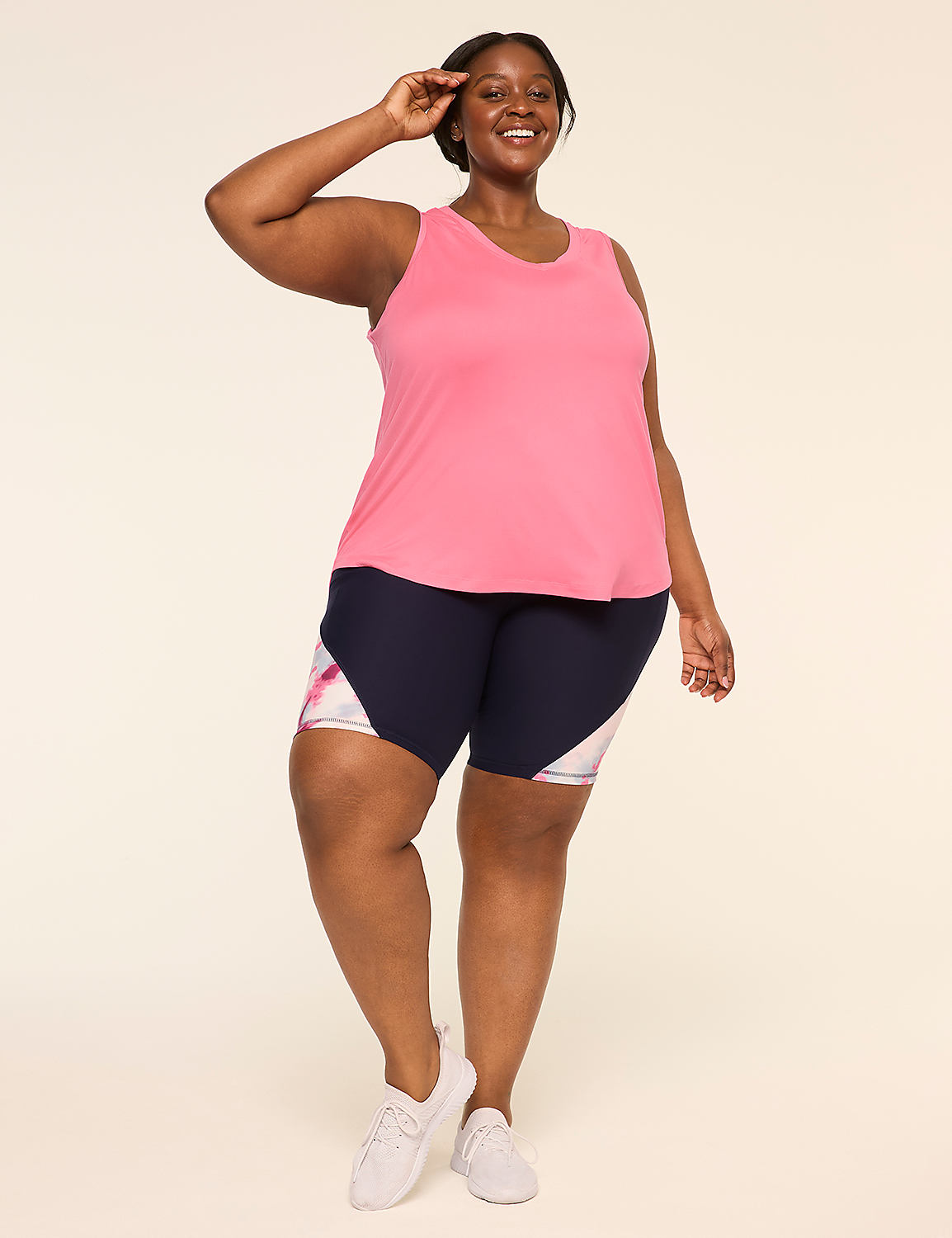 LIVI Soft Ruched-Back Tank Product Image 3
