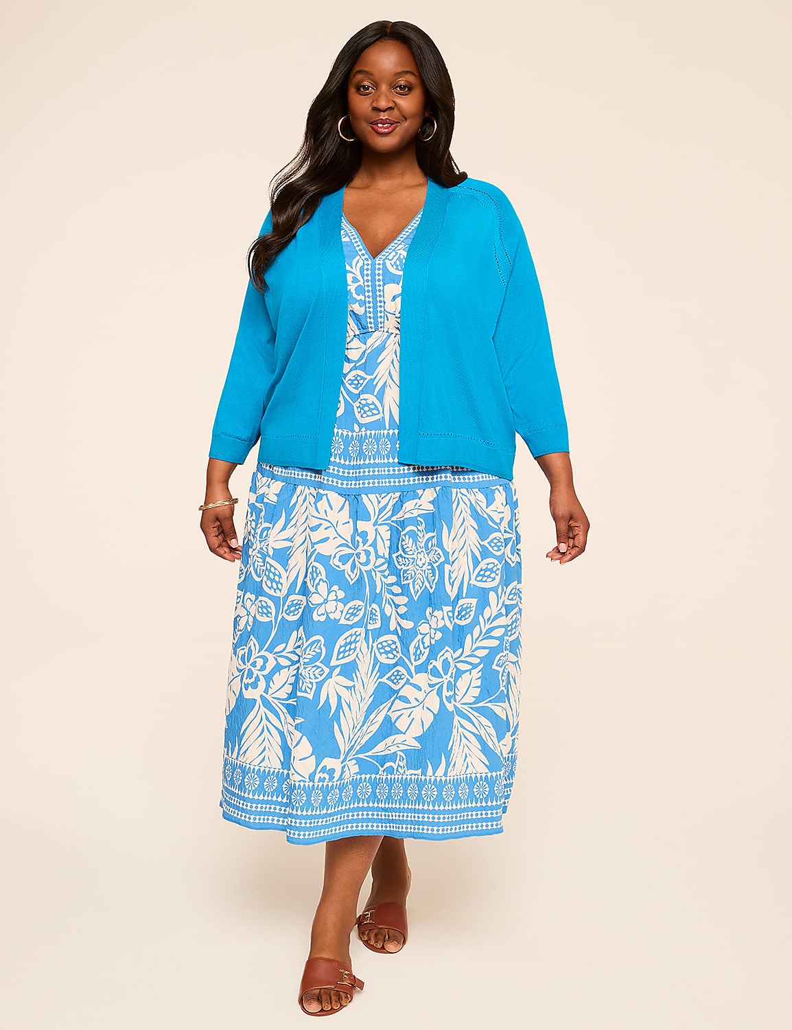 Deep V-Neck Maxi Dress Product Image 4