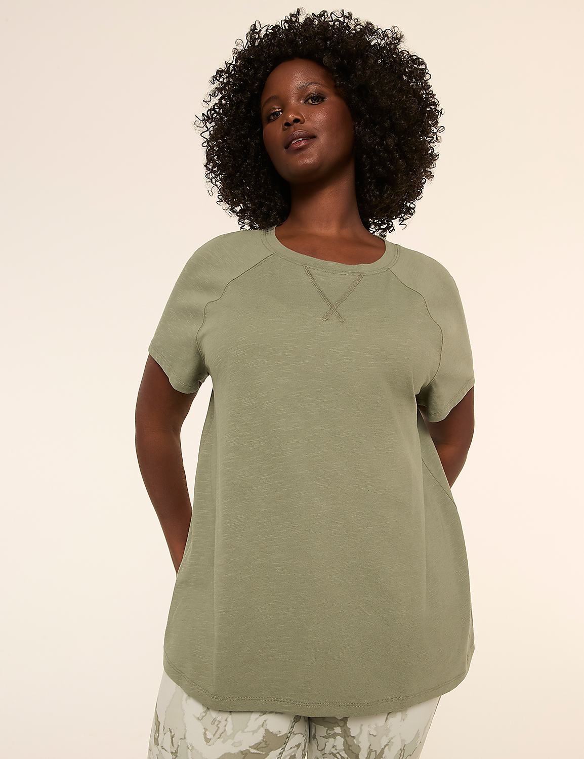 LIVI Crew-Neck Slub Tee Product Image 1