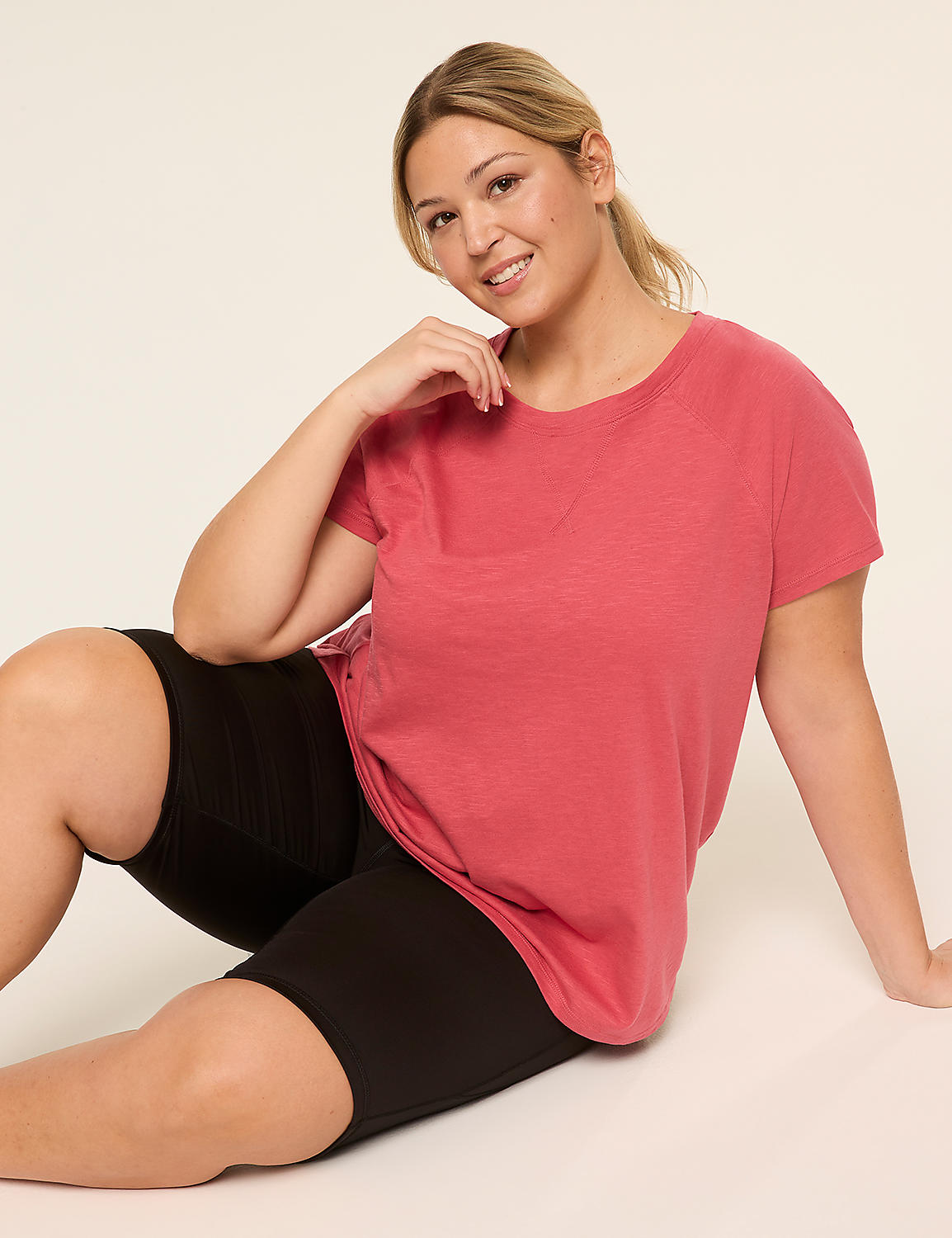 LIVI Crew-Neck Slub Tee Product Image 3