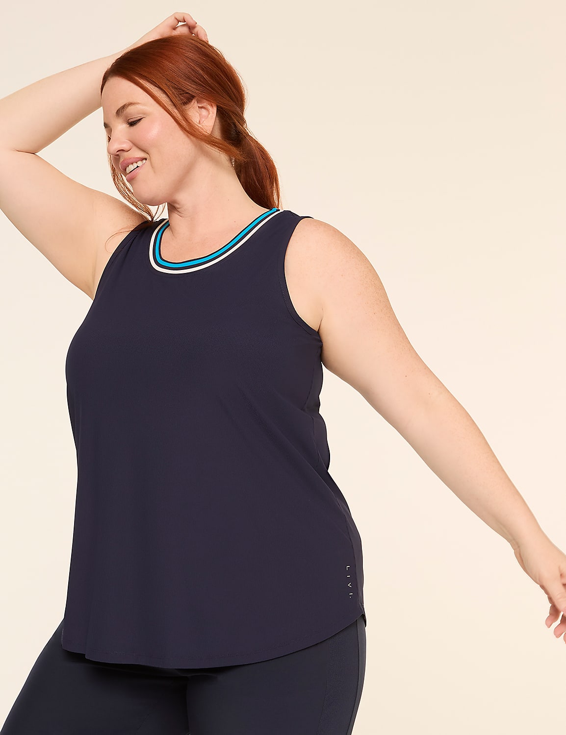 LIVI Ribbed Go-Getter Wicking Tank Product Image 1