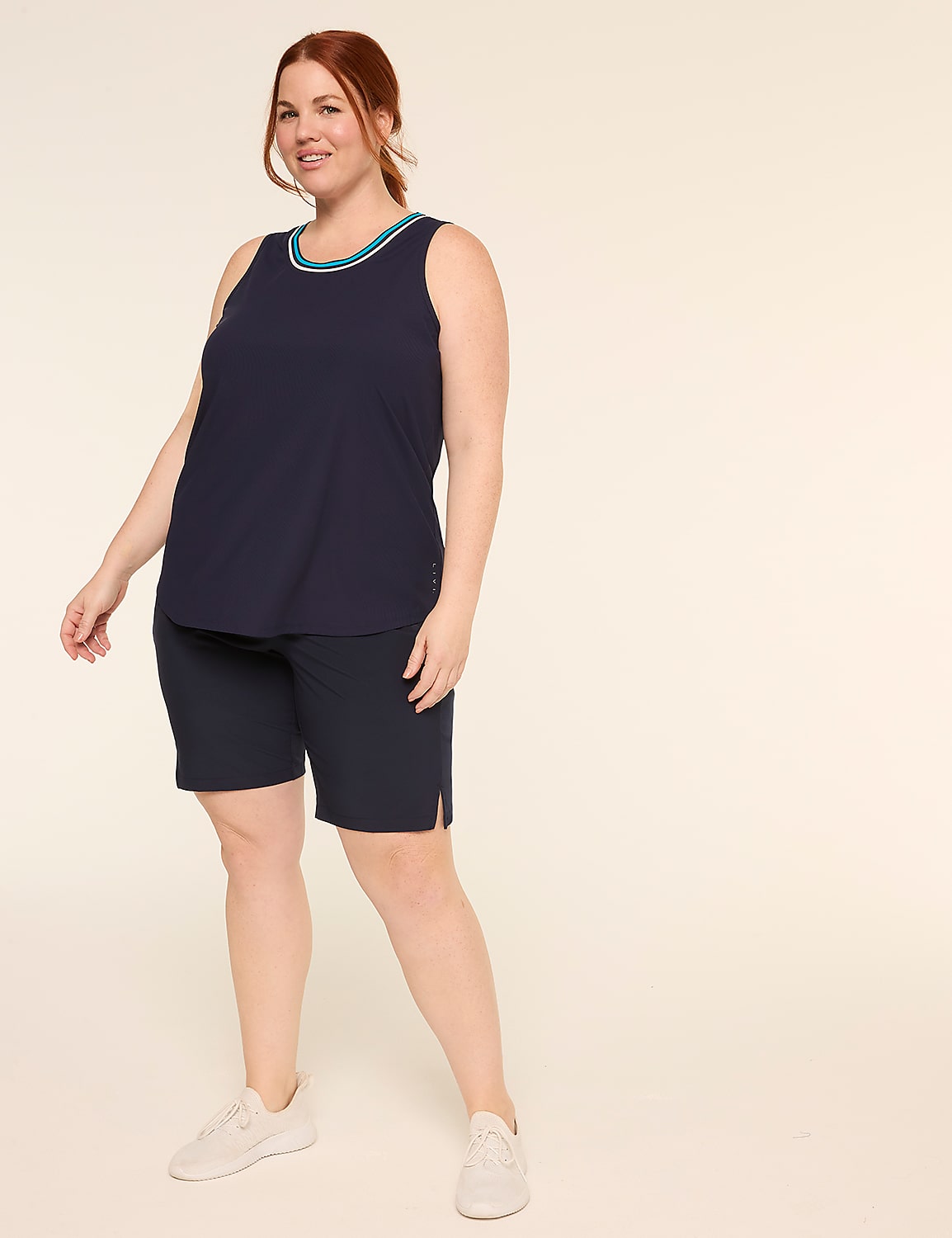 LIVI Ribbed Go-Getter Wicking Tank Product Image 3