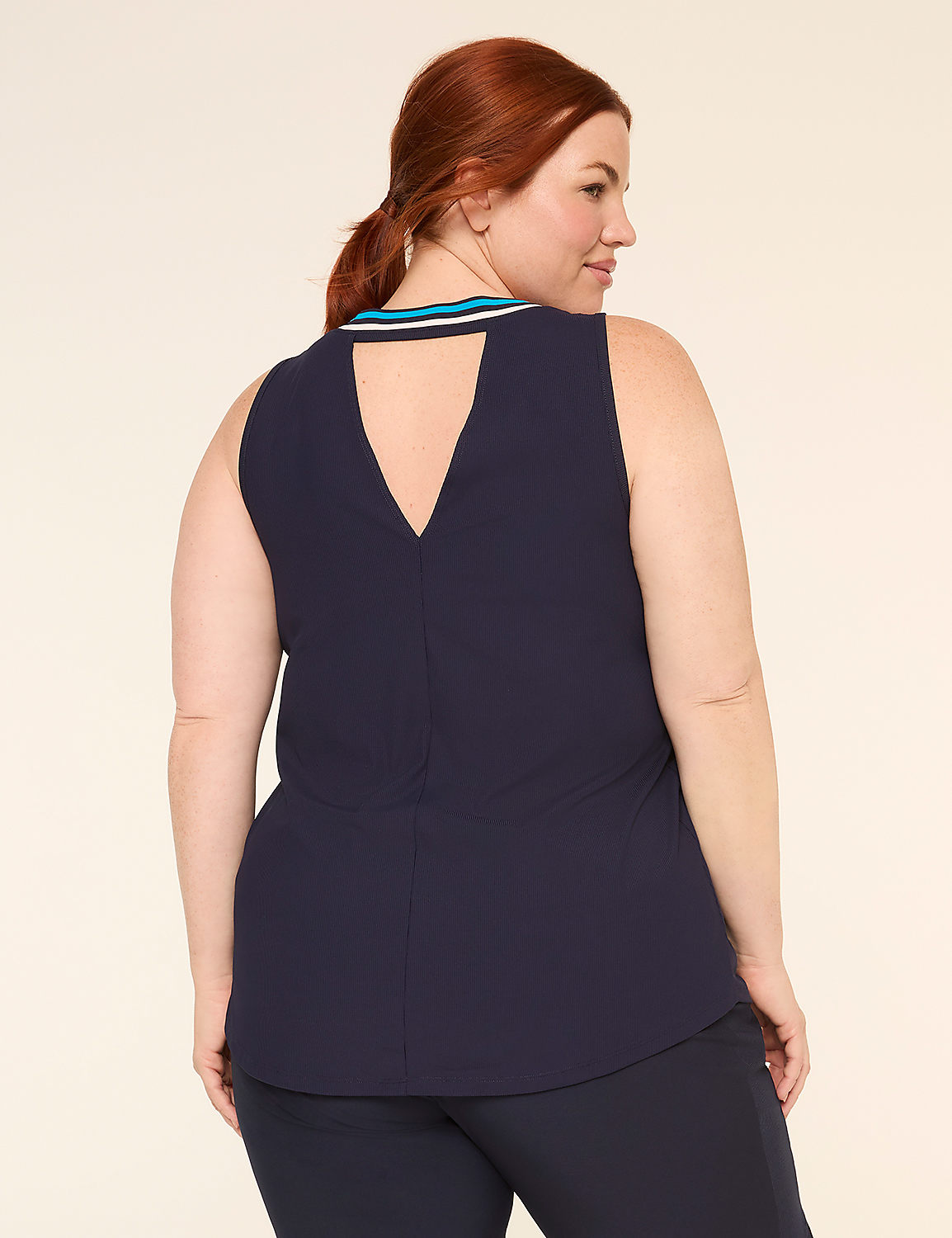 LIVI Ribbed Go-Getter Wicking Tank Product Image 2