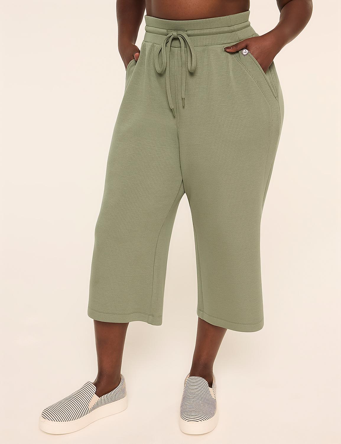LIVI Ribbed Journey Relaxed Straight Crop Pant Product Image 1