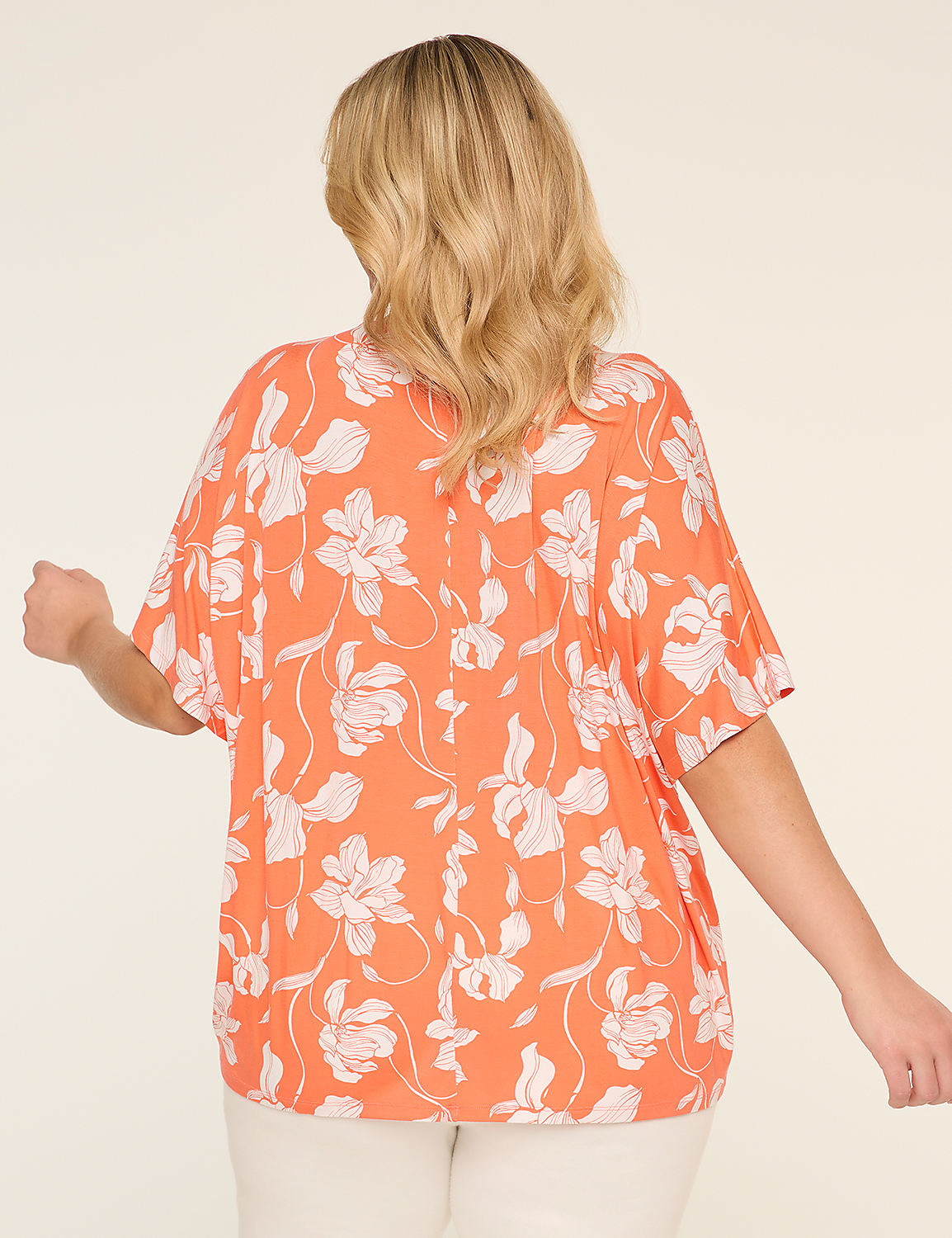 Dolman-Sleeve Smocked-Front Top Product Image 2
