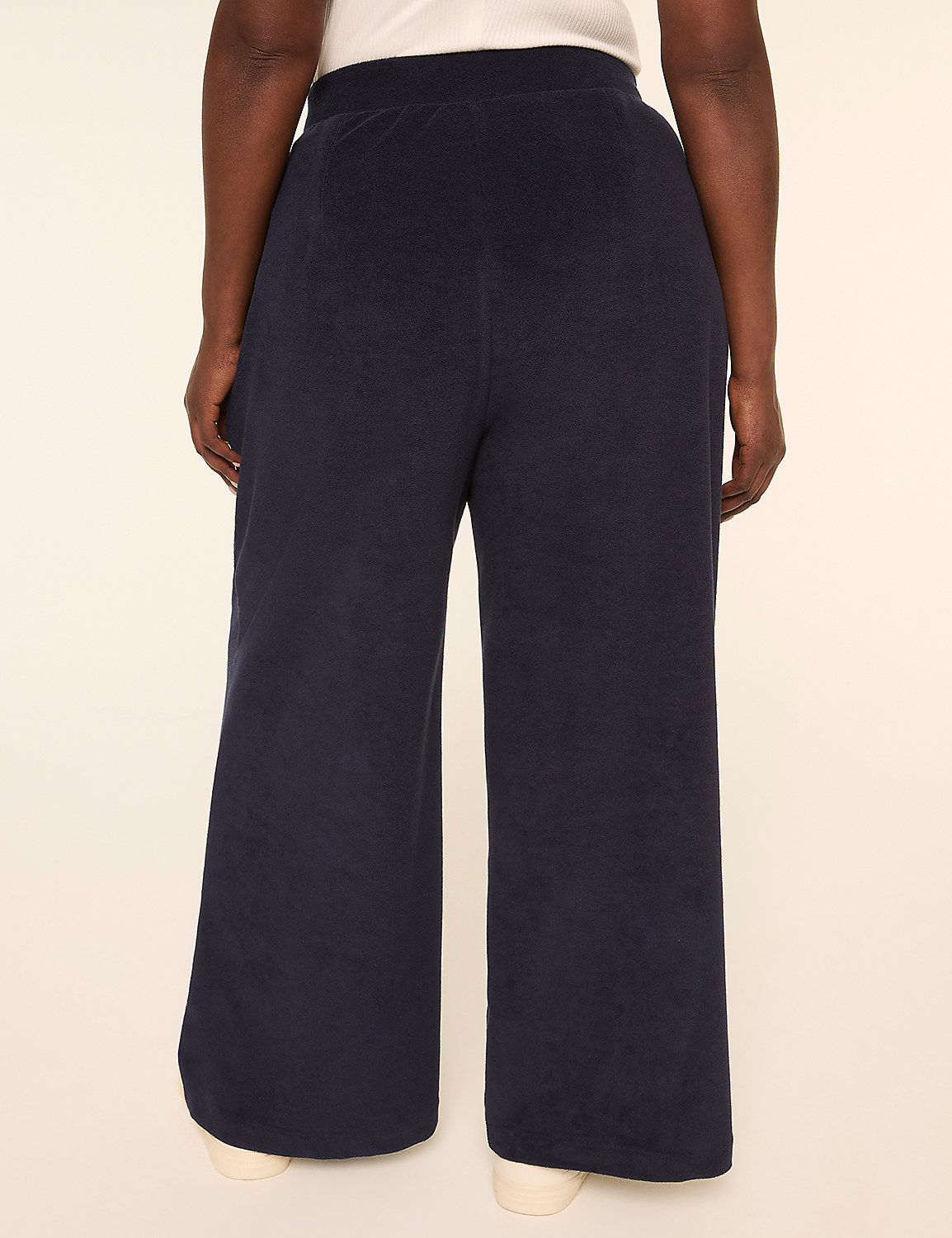 Towel Terry Pull-On Wide Leg Pant Product Image 2