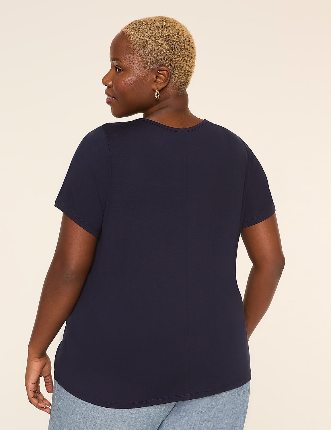 DreamFeel Short-Sleeve Crew-Neck Top Product Image 2