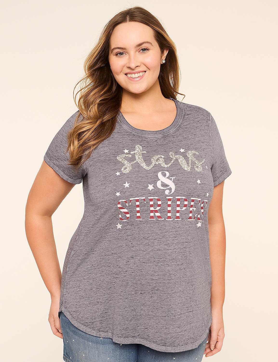 Stars & Stripes Graphic Tee Product Image 1