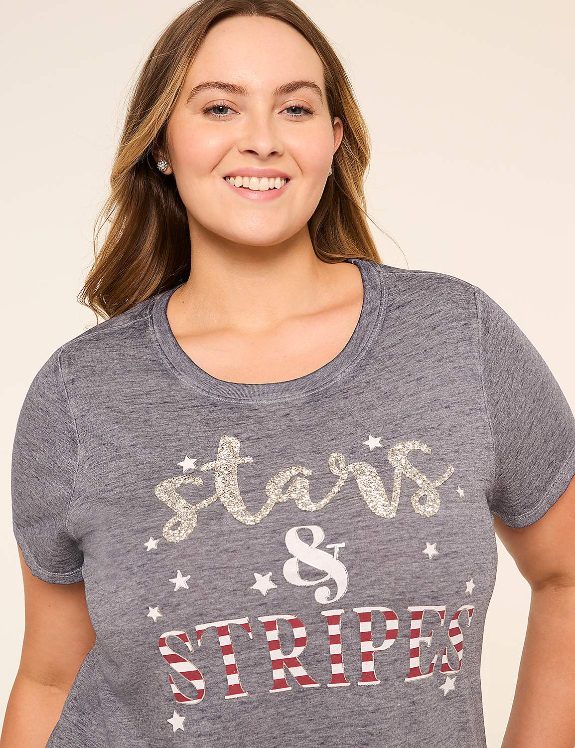 Stars & Stripes Graphic Tee Product Image 4