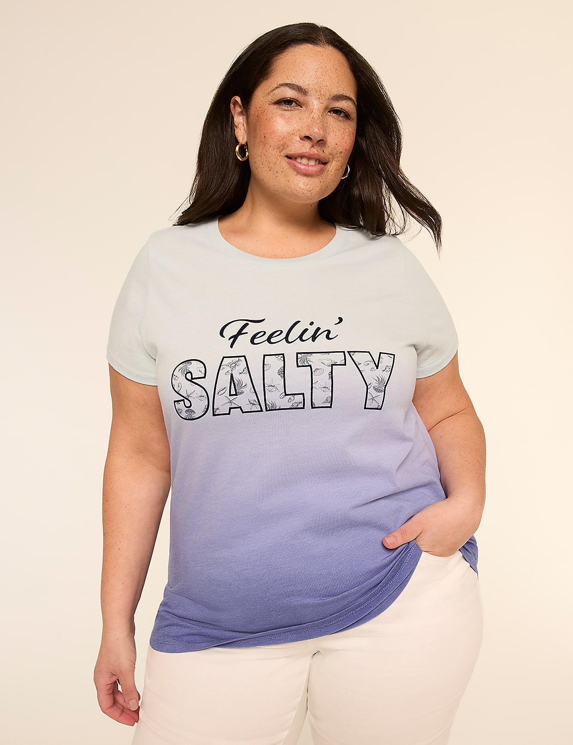 Feelin' Salty Graphic Tee Product Image 1