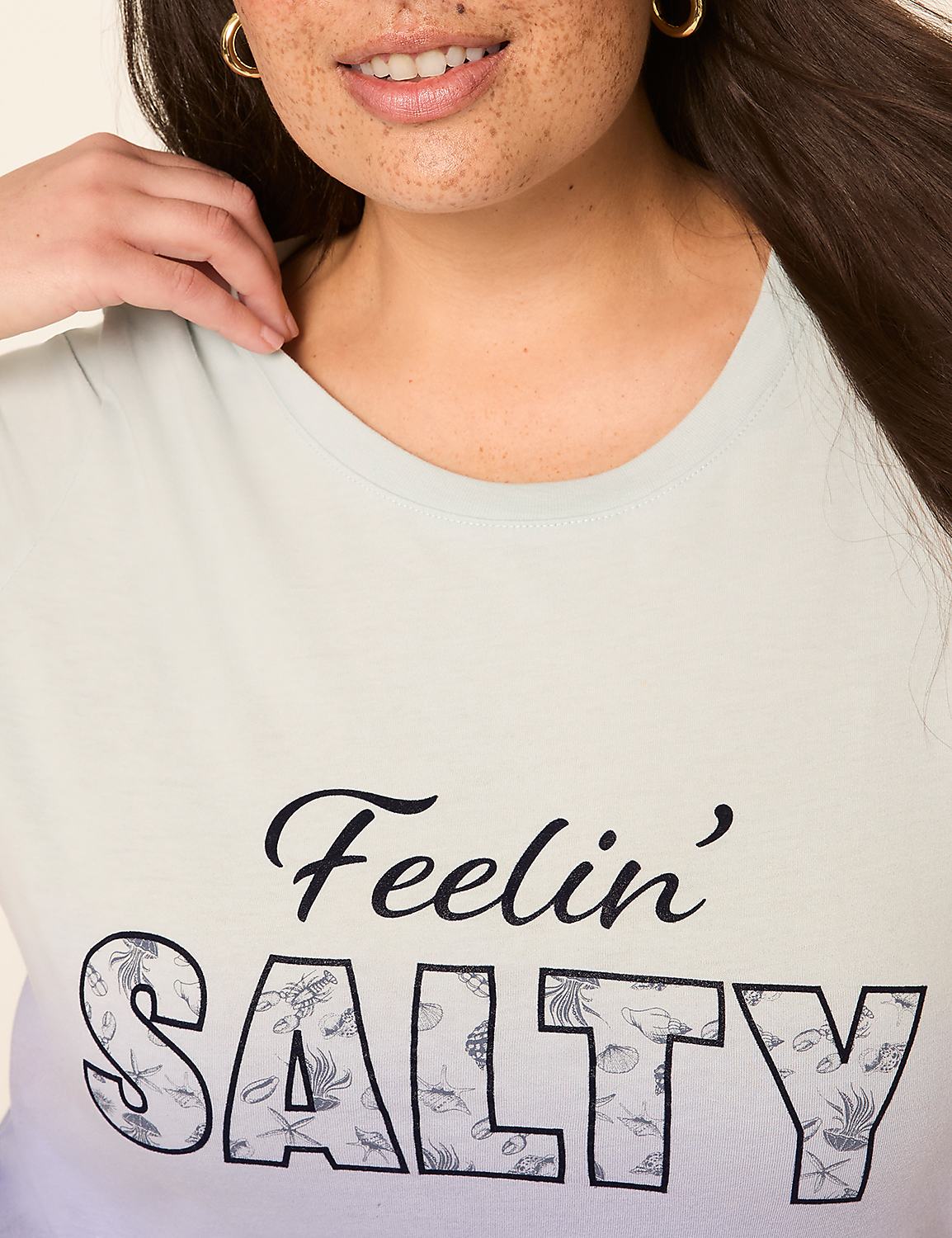 Feelin' Salty Graphic Tee Product Image 4