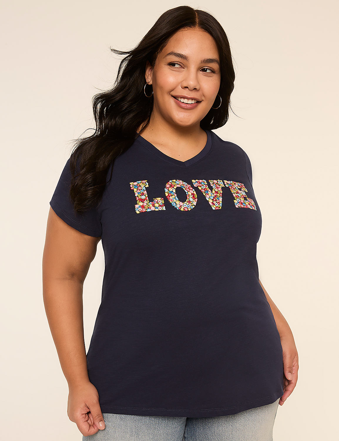 Floral Love Graphic Tee Product Image 1