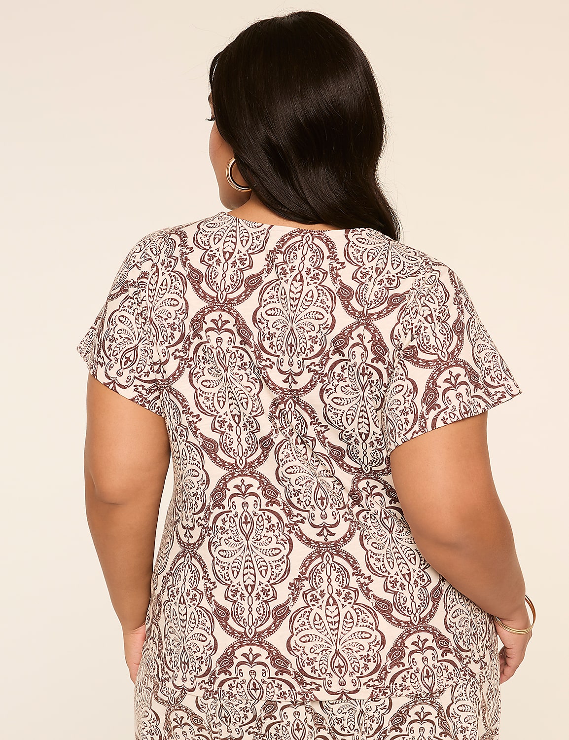 Flutter-Sleeve Smocked-Yoke Top Product Image 2