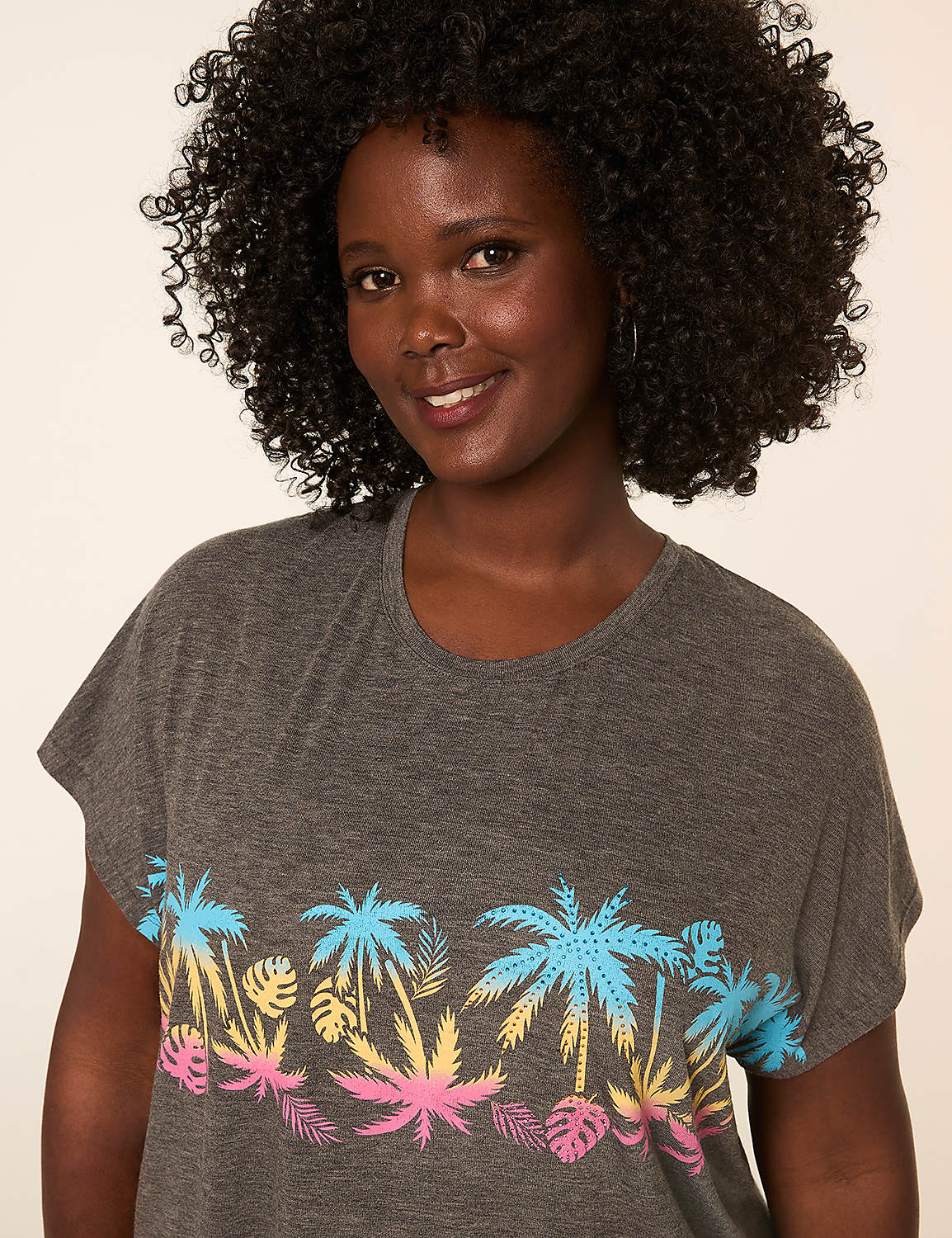 Palm Tree Graphic Tee Product Image 4