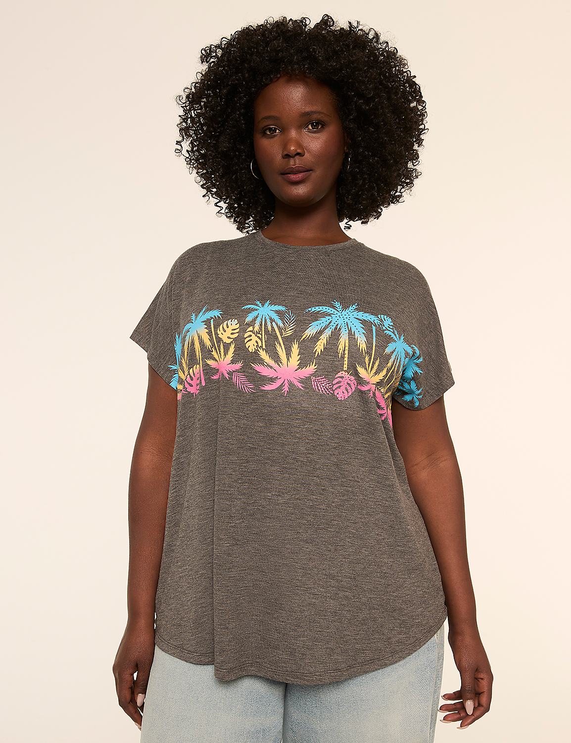 Palm Tree Graphic Tee Product Image 1