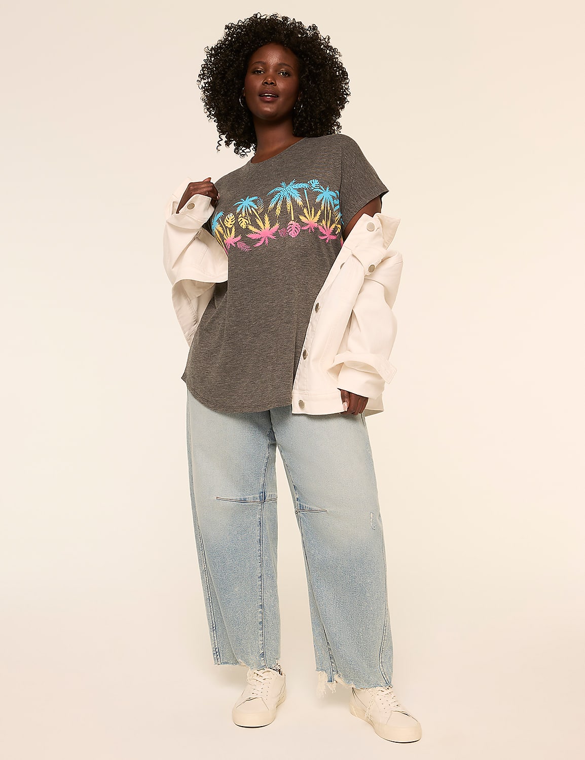 Palm Tree Graphic Tee Product Image 3