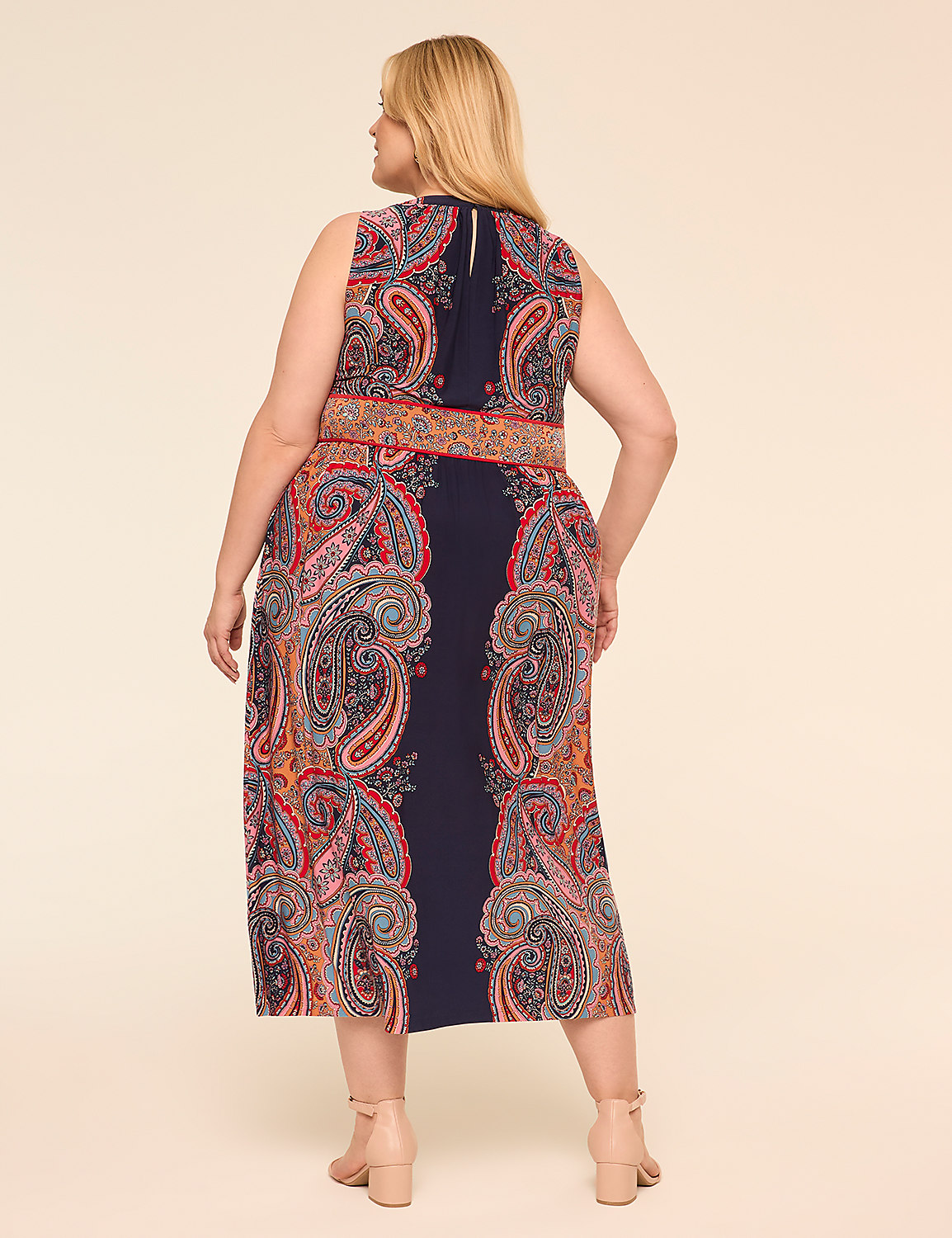 Sleeveless High-Neck Maxi Dress Product Image 2
