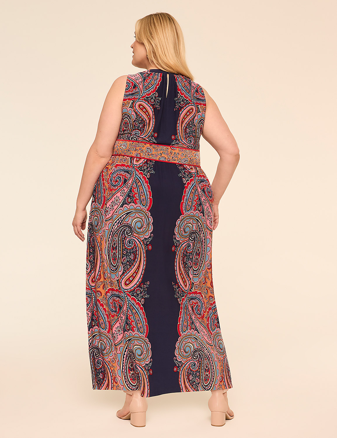 Sleeveless High-Neck Maxi Dress Product Image 5