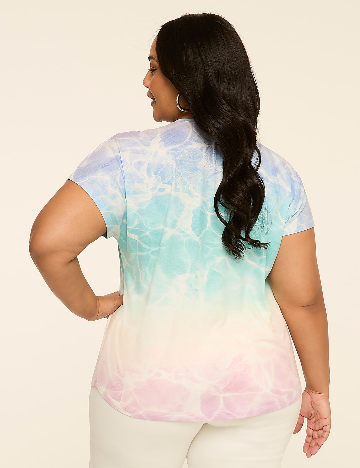 EveryWear Brushed V-Neck Tee Product Image 2