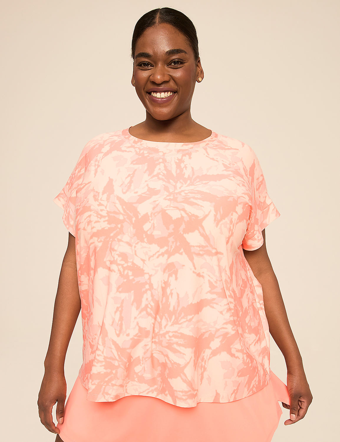 LIVI Soft Short-Sleeve Crew-Neck Tee Product Image 1